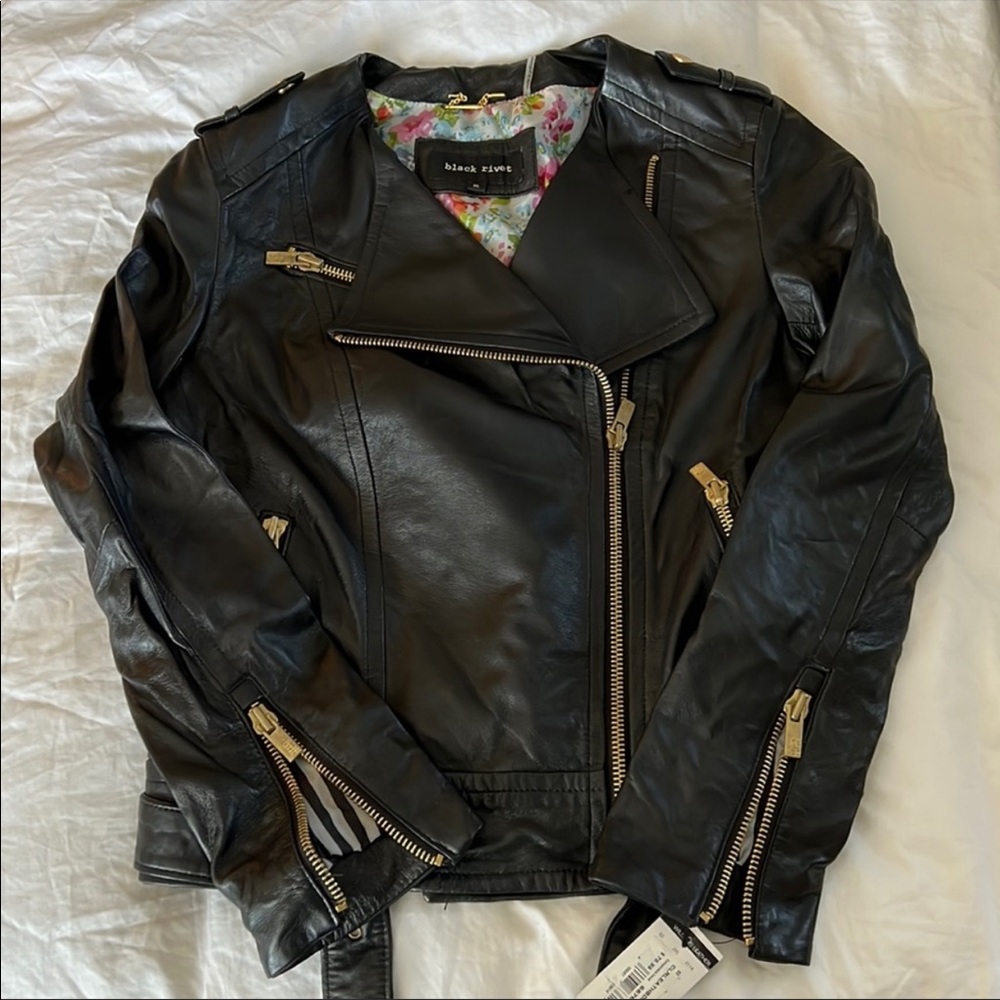 Wilson’s / Black Rivet Leather Jacket